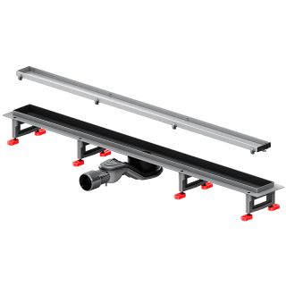 Душевой лоток AM.PM MasterFlow 90 W01SC-U11-090-04SB с решеткой Хром матовый / под плитку Tile